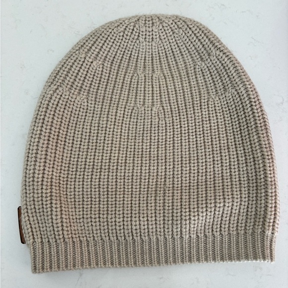 Coach Beanie 100% Wool Knit Slouch Winter Hat - Picture 3 of 5